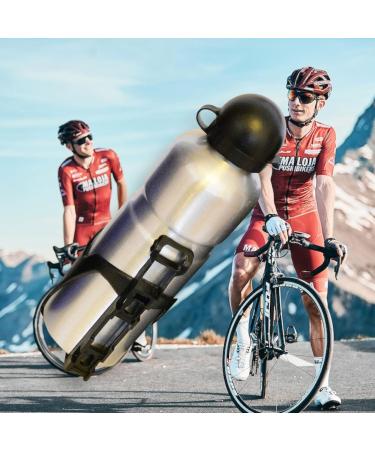 All-Around24 Red Aluminum Sports Water Bottle with Bicycle Holder - 750ml Pull & Pressure Cap | International Shipping - Buy Online on GoSupps.com