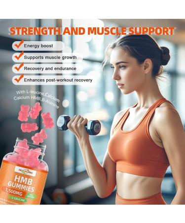 HEALOADING Creatine Monohydrate Gummies HMB Supplements for Men - Creatine and HMB Supplement for Boost Strength Performance Build Muscle Supports and Muscle Growth & Recovery - Buy Online on GoSupps.com