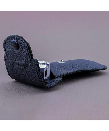 Classic Safety Razor - Double Edge Barber Razor with Free Leather Shaving Case | International Shipping Available - Buy Online on GoSupps.com