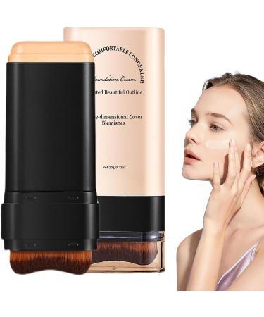 Contour stick concealer full area natural primer with brush contour sticks foundation with light finish for nose forehead hollows of the cheeks Mothers Day office - Buy Online on GoSupps.com