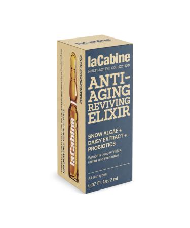 LaCabine laCabine Anti-Aging Reviving Elixir Ampoules 1x2ML | Smoothes deep wrinkles evens skin tone and illuminates