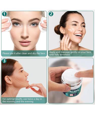 Yoocoi Collagen Cream - Anti Aging Day & Night Moisturizer with Hyaluronic Acid & Vitamin C for Smooth, Firm Skin - Buy Online on GoSupps.com