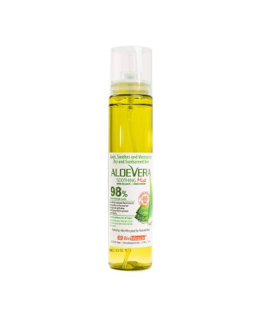 BioMiracle Aloe Vera Soothing Mist, 1 Spray Bottle, with 9 Natural Plant Extracts, for Deep Hydration and Anti-Aging Benefits Pack of 1