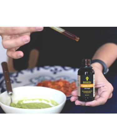 Buy Bee & You Propolis Tincture 20% (30ml) - Rich in Polyphenols & Flavonoids for Muesli & Yoghurt - International Shipping Available - Buy Online on GoSupps.com