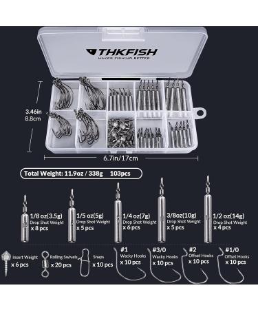 Thkfish 28-Piece Fishing Accessories Set - Drop Shot Weights Rig Kit and More for International Anglers - Buy Online on GoSupps.com