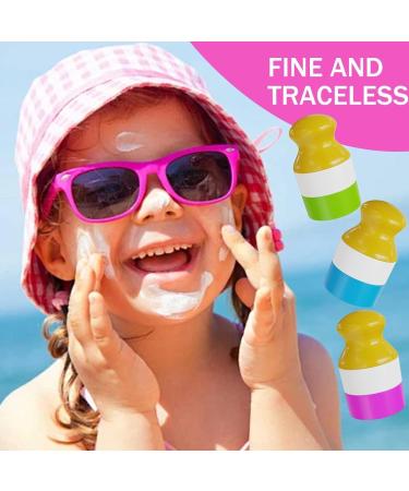 Refillable Roll on Sponge Sunscreen Applicator Suncream and Lotion Applicator for Women & Kids Portable Suncream Applicator for Travel (Pink) - Buy Online on GoSupps.com
