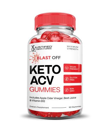 (3 Pack) Blast Off Keto ACV Gummies Advanced Formula 1000MG Blast Keto Gummies Apple Cider Vinegar Formulated with Pomegranate Beet Juice Powder B12 Vegan Non GMO 180 Gummys 60 Count (Pack of 3) - Buy Online on GoSupps.com