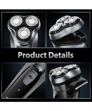SEJOY Electric Razor for Men - Cordless Washable Rechargeable with LED Display & Pop-Up Trimmer | Perfect for Home & Travel - Buy Online on GoSupps.com