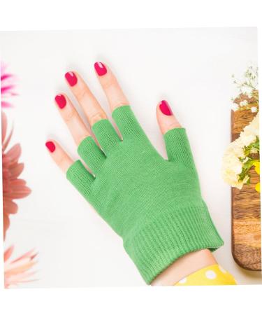 HONMEET 2 Pairs Gel Gloves Moisturizing Fingerless Gloves Overnight Dry Hands Gloves Overnight Moisturizing Hand Gloves for Women Fingerless Cotton Gloves Spa Gloves Dipping - Buy Online on GoSupps.com