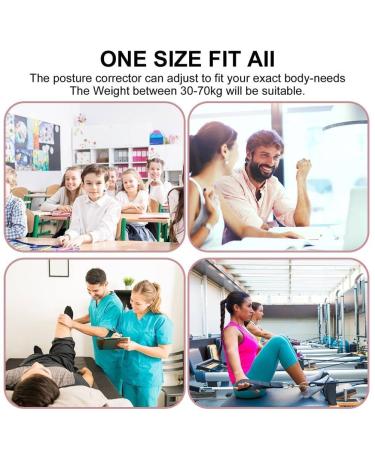 Posture Corrector Back Brace - Adjustable Neck & Shoulder Support for Pain Relief | Spine Straightener for Men & Women - Buy Online on GoSupps.com