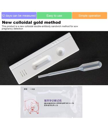 Pig Pregnancy Test Strips - Pack of 10 Disposable Early Detection Tool for Livestock Supply - Buy Online on GoSupps.com