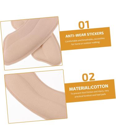 SAFIGLE 6 Pairs Back of Heel Cushion Inserts - Comfortable Heel Pads for Too Big Shoes | Beige Heel Grips | Perfect Heel Cushions for Everyday Use - Buy Online on GoSupps.com