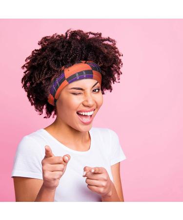 8-Piece African Headband Set - Stretchy Boho Print Hairbands for Yoga, Sports, and Workout - Elastic Turban Headwraps for Women and Girls - Classic Pattern - Buy Online on GoSupps.com