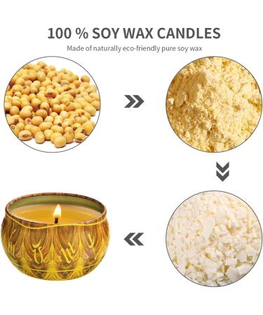 Soulpala 12 Fragrance Candle Gift Set | 100% Natural Soy Wax | Aromatherapy & Relaxation | Perfect for Christmas Birthdays & Mother's Day - Buy Online on GoSupps.com