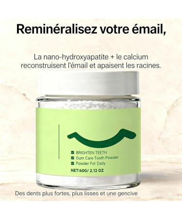 Poudre Dentaire Au Collag ne 60 g Poudre De Renforcement Du Sourire Collagum Collagum Smile Strengthening Collagen Powder Dents En Collag ne Poudre De Soin Pour Dentifrice Prot ge Les Gencives (2PC) - Buy Online on GoSupps.com