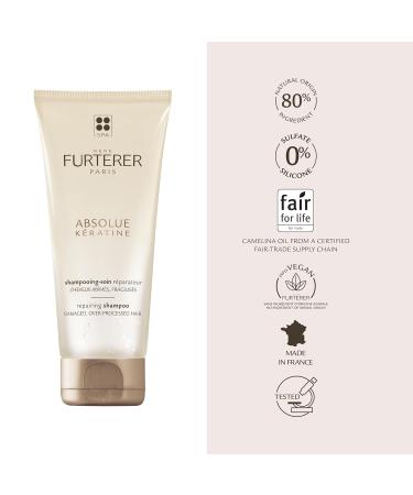 Ren Furterer - ABSOLUE KERATINE - Repairing Shampoo - Sulfate-Free Shampoo With Plant-Based Keratin - 200ml - Buy Online on GoSupps.com
