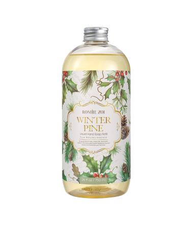 Christmas Liquid Hand Soap Refill-Winter Pine- Infused with Sweet Pine Aroma Gentle & Moisturizing Formula for Home & Kitchen 750 ML/ 26 FL OZ