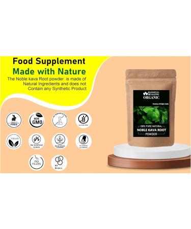 Organic Noble Kava Root Powder 100% Pure Natural 100 Gram / 3.52 oz 3.53 Ounce (Pack of 1) - Buy Online on GoSupps.com