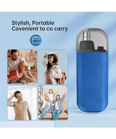 Portable Nose Hair Remover Nose Hair Removal Trimmer | Portable Nose Hair Remover Nose Hair Trimmer USB Rechargeable Tool | 7000 RPM Shaver Precision Trimming Nose Hair for Men and Women Blue - Buy Online on GoSupps.com