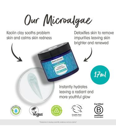 Beauty Kitchen - Seahorse Plankton + 5 Minute Miracle Mask 17ml - Hydrating Facial Mask - Removes Impurities Removes Redness & Promotes Collagen - Vegan/Cruelty Free - Buy Online on GoSupps.com