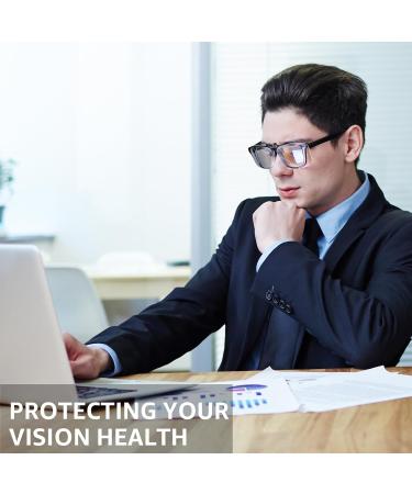 Rectangular Clip-On Blue Light Blocking Glasses - TS309 C03 | Reduce Eye Strain & Light Sensitivity - Buy Online on GoSupps.com
