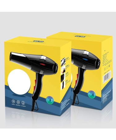 2000W Pro Hair Dryer with Nozzle Ionic Powerful Salon Blow Dryer AC Motor Fast Drying Hairdryer with 2 Speed and 3 Heat Settings Protect Hair for Hairstylist Dresser Home Men Women Home Salon small - Buy Online on GoSupps.com