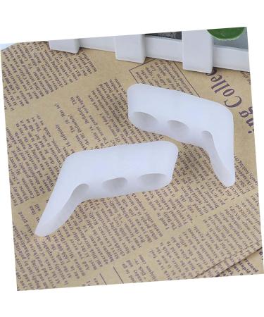 5 Pair Silicone Bunion Spacer Separators for Men and Women - White Toe Stretchers for Bunions Gasket Thumb - Healeved Stretcher - Buy Online on GoSupps.com