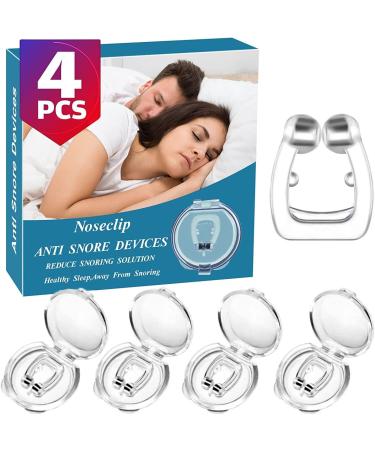 Snore Stopper - Silicone Magnetic Anti Snoring Devices Nose Clip Help Stop Snoring Devices That Work for Women & Men Snoring Solution Comfortable Nasal to Relieve Snore (4 PCS) nomal2