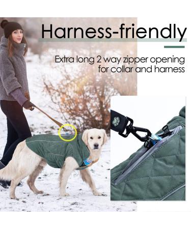 ThinkPet Dog Cold Weather Coats - Waterproof Reversible Winter Jacket for Small to Large Dogs - Buy Online on GoSupps.com