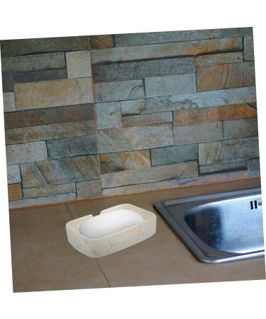 Ciieeo 4pcs Bathroom Soap Dish Shower Soap Dish Multifunctional Soap Holder Bar Soap Dish Shower Soap Holders Bar Soap Holder Soap Stand Soap Dish Rack Self White Ceramics Household Fall - Buy Online on GoSupps.com