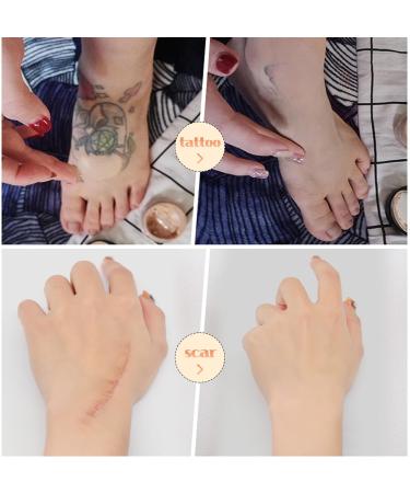 Tattoo Concealer Moisturizing Makeup For Legs And Body Full Coverage Waterproof Concealer For Women Tattoo Cover Up Makeup For Color Concealer Scar Cover - Buy Online on GoSupps.com