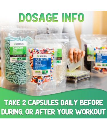 Buy Premium BCAA Amino Acids Capsules - 300 Count (3 Month Supply) | Branched Chain Amino Acids Supplement for Muscle Recovery - Buy Online on GoSupps.com