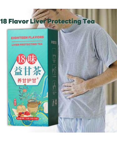 18 Flavors Liver Care Tea Daily Liver Nourishing Tea with 18 Different Herbs Chinese Health Protection Tea Nourish Liver Tea for All People (1 Box/30 packs) - Buy Online on GoSupps.com