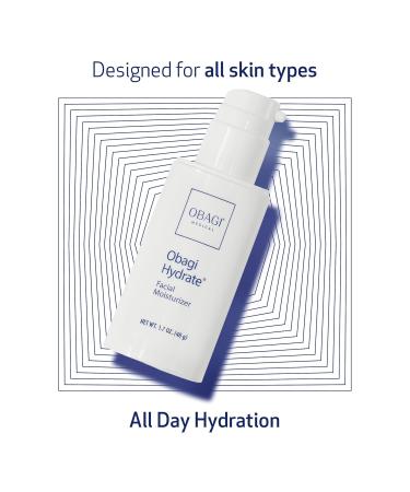 Obagi Hydrate Facial Moisturizer Non-Comedogenic Intensely Hydrating All Day Moisturizer that Combats Dryness with Tara Seed Extract Shea Butter Avocado Oil & Glycerin All Skin Types 1.7 oz - Buy Online on GoSupps.com