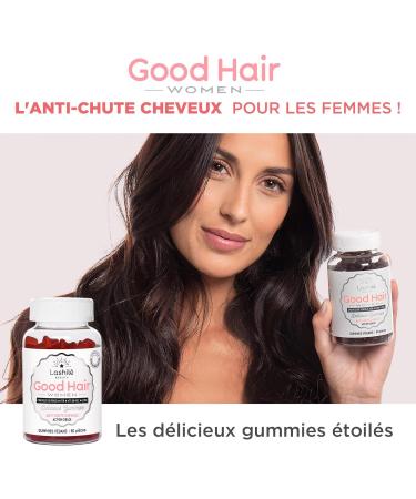 Lashil Beauty - Good Hair Women - Food Supplements - Anti-Hair Loss - Made in France - Venus Hair Biotin Iron Zinc MSM Vitamin B6 B12-180 Gummies - Buy Online on GoSupps.com