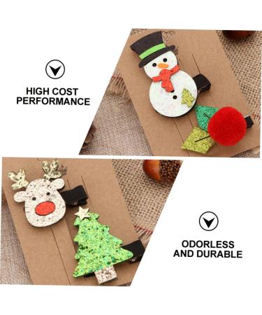 ABOOFAN 8 Sets Christmas Suit Hairpin Christmas Hair Grips Hairpin for Xmas Santa Hair Clips Elk Santa Hair Barrettes Xmas Hair Women s Suits Christmas Hair Clip Cloth Bobby Child Antlers - Buy Online on GoSupps.com