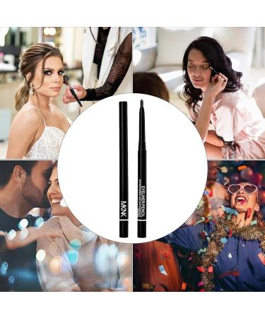 Colored Eyeliner Pencil Eye Shadow Pencils Eyeliner Pens | Anti-Sweat Under Eye Eyeliner Pencil Automatic Rotation Eyeliner Eye Makeup for Black - Buy Online on GoSupps.com