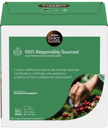 Nestl Italiana SpA NESCAF DOLCE GUSTO Miscela Robusta Espresso 3 packs of 30 capsules each 90 capsules compatible with Nescaf Dolce Gusto - Buy Online on GoSupps.com