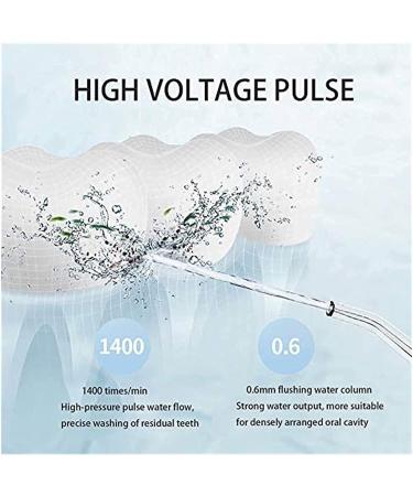 GeRRiT Cordless Water Flosser - IPX7 Waterproof Teeth Cleaner 3 Modes 360 Rotating Nozzle Portable Oral Irrigator with Smart Timing Function - Buy Online on GoSupps.com