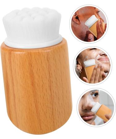 MAGICLULU Face Brush Beech Wood Facial Cleansing Brush Face Cleansing Brush Facial Exfoliator Brush Face Scrubber Exfoliator Brush Exfoliate for Face Scrubber Fiber Manual Exfoliating Brush - Buy Online on GoSupps.com