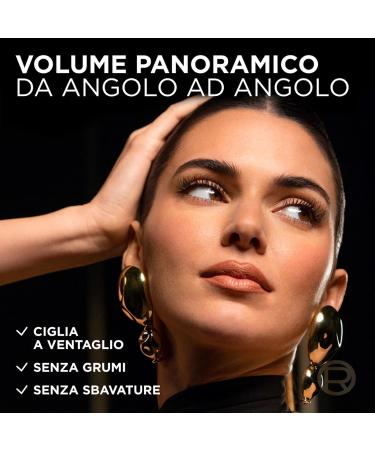 L'Or al Paris Panorama Volumizing Mascara Black Color with Stretchflex Complex Clump-free enlarging effect Suitable for Sensitive Eyes - 2 Mascaras - Buy Online on GoSupps.com