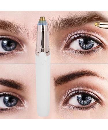 Eyebrow epilator Painless hair removal Facial epilator with LED light Small and portable cuts nose and ear hair for Removing hair from small body parts(white) - Buy Online on GoSupps.com
