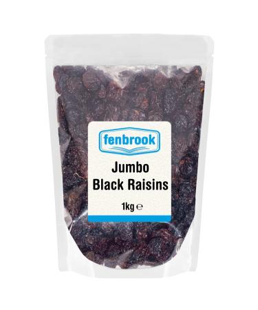 Jumbo Black Raisins 1kg by Fenbrook