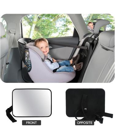 Baby Car Seat Mirror - Rear View Baby Mirror for Safe Drive | Newborn Essentials - Buy Online on GoSupps.com