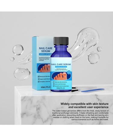 S rum de soin des ongles renforce et nourrit 30 ml traitement contre l s champignons des ongl s d s pieds soin d s ongles contre les champignons r duit la d coloration les cuticules s ch - Buy Online on GoSupps.com