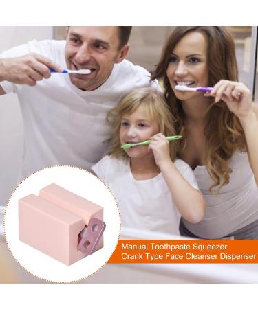 Simple Toothpaste Dispenser - Clip-On Toothpaste Squeezer Toothpaste Squeezer Rolling Tube Toothpaste Squeezer for Bathroom Shakven Pink - Buy Online on GoSupps.com