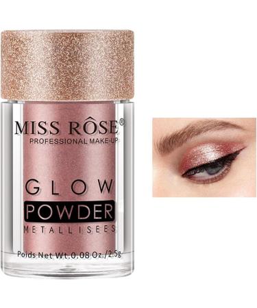 Loose Powder Eyeshadow Make Up Eye Shadow | Waterproof Loose Monochrome Eye Makeup Long Lasting Sparkling Finish Eye Shadow with High-Pigment 8 - Buy Online on GoSupps.com