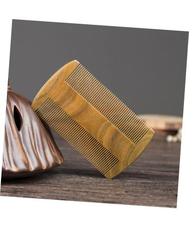 Beavorty 2-St Green Sandalwood Beard & Mustache Comb for Men - Pocket Size Wooden Grooming Brush - Buy Online on GoSupps.com