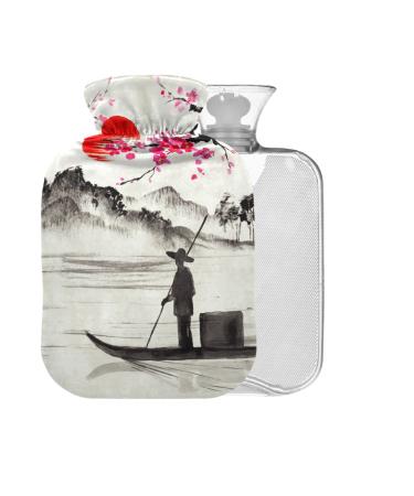 Hot Water Bottle with Cover 2L Large Warm for Pain Relief Cramps