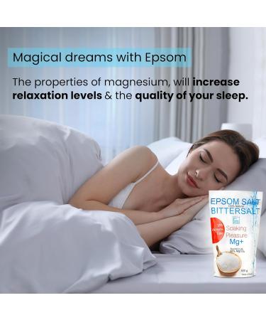 blue navy Bretania Organic magnesium Epsom salt Bath salts for relaxation and recovery tired legs muscles and joints Pedicure Skin peeling 7 kg - Buy Online on GoSupps.com